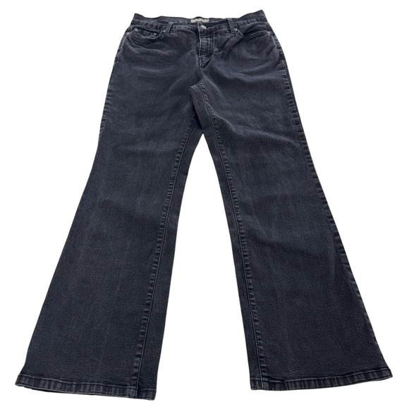 Levi's Denim - Levis 512 Jeans Womens 14 Medium Black Denim Perfectly Slimming Bootcut Stretch‎